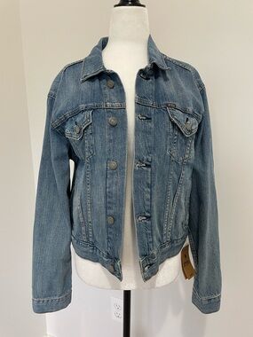 Polo Ralph Lauren Denim Blue Jean Trucker Jacket - Size Medium - NWT